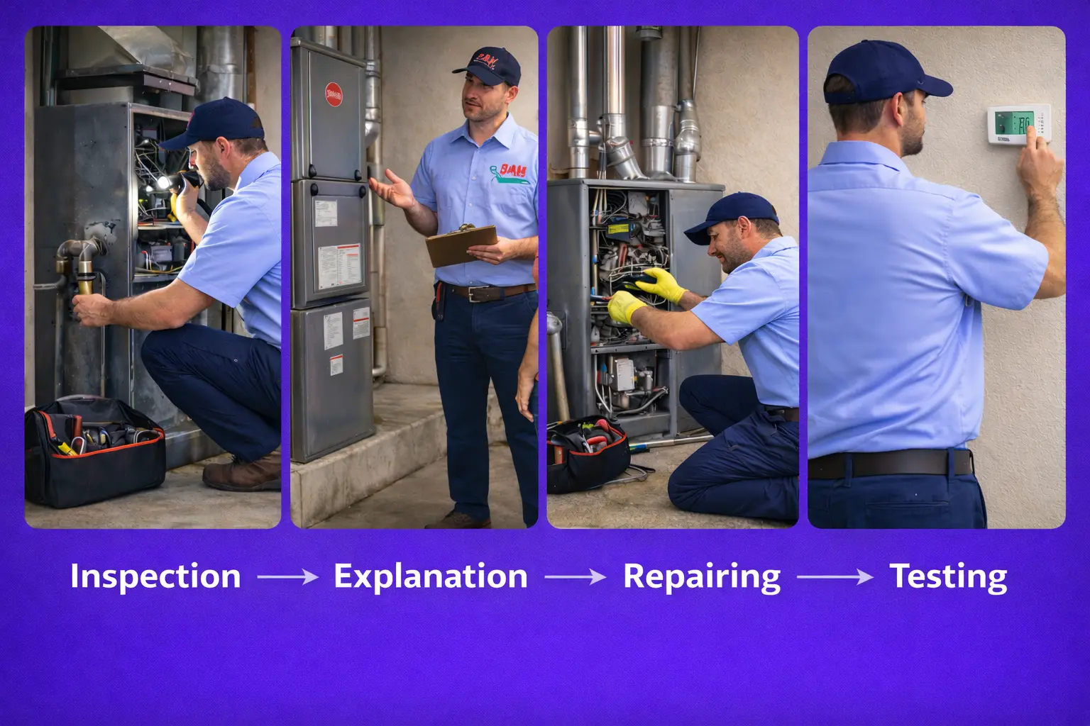 Heating Service Process Image